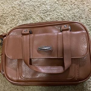 Brown shoulder bag